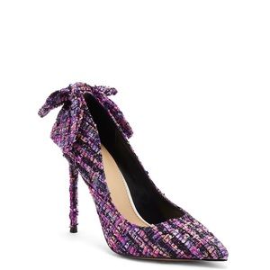 NY&C Purple Tweed Heels